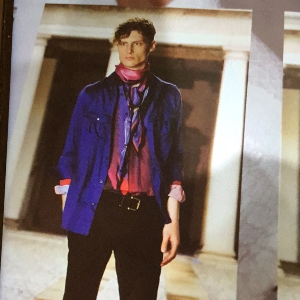 Roberto CAVALLI 2011 MEN’S RUNWAY SCARF